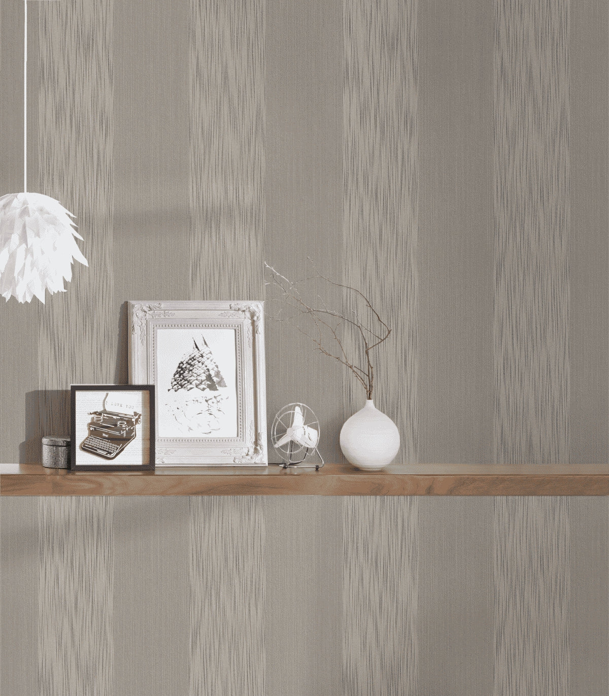 A.S. Création Streifentapete Streifen Grau 956607 Tapete Tessuto Wandtapete