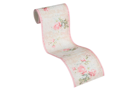 A.S. Création Blumen Rosa 956651 Wandtapete Papier Papier Rolle Borte Bordüre