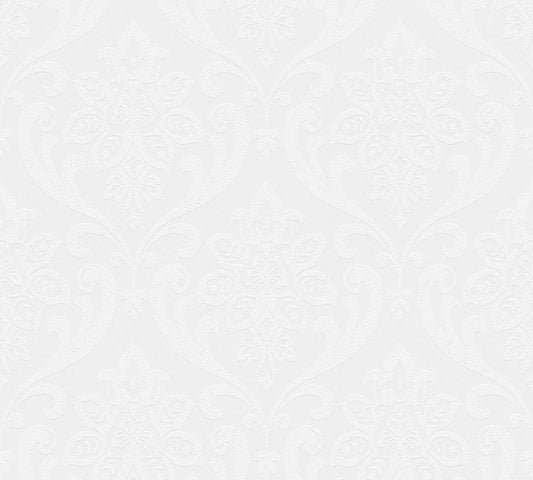 Barocktapete Weiß Vliestapete 956712 Wandtapete A.S. Création Tapete