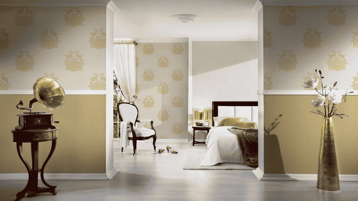 A.S. Création Barocktapete Barock Creme 958614 Tapete Nobile Wandtapete Design