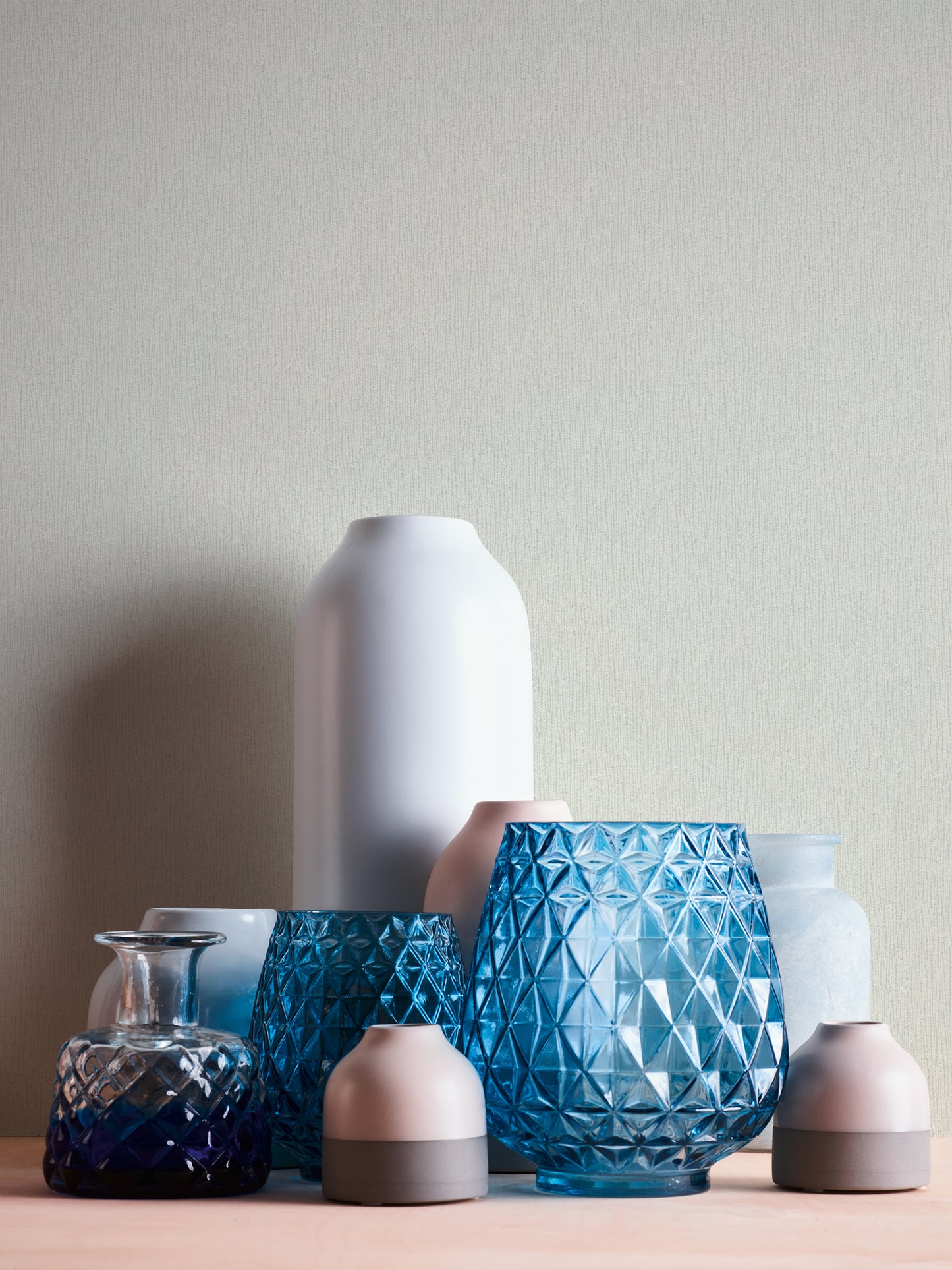 A.S. Création Unitapete Creme Vliestapete 958721 Wandtapete Tapete