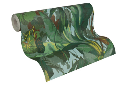 A.S. Création Dschungeltapete Grün Papiertapete 958981 Wandtapete Palmentapete