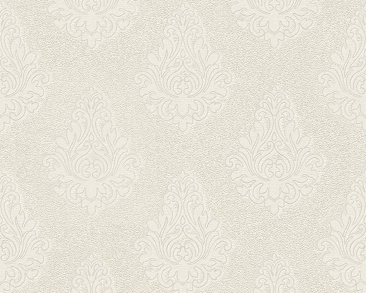 A.S. Création Barocktapete Barock Weiß 959812 Tapete Nobile Wandtapete Design