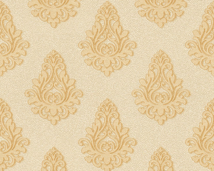 A.S. Création Barocktapete Barock Gelb 959813 Tapete Nobile Wandtapete Design