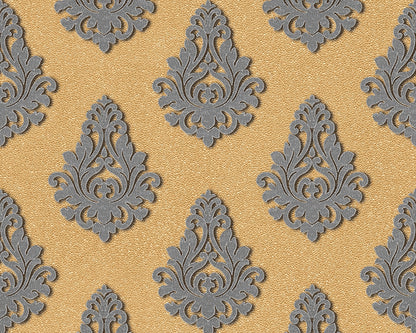 A.S. Création Barocktapete Barock Grau 959814 Tapete Nobile Wandtapete Design