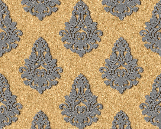 A.S. Création Barocktapete Barock Grau 959814 Tapete Nobile Wandtapete Design