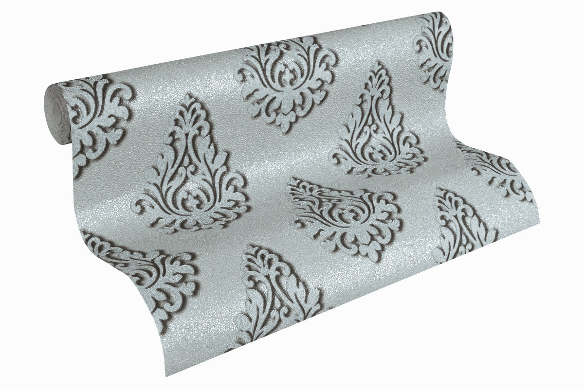 A.S. Création Barocktapete Barock Blau 959816 Tapete Nobile Wandtapete Design