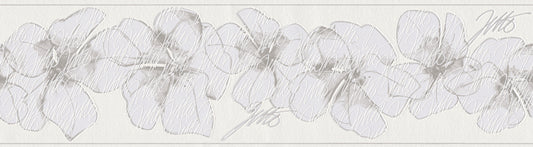 A.S. Création Blumentapete Grau Vliestapete 959913 Wandtapete Tapete