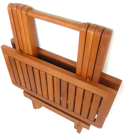 Garten Beistelltisch Akazie klappbar Holz Tisch Klapptisch Holz Balkon Terrasse