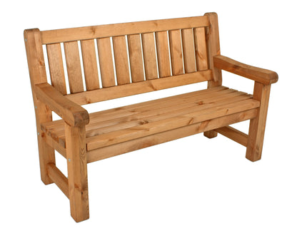 massiv Friesenbank Parkbank Gartenbank Garten Holz Bank Holzbank Sitzbank Kiefer