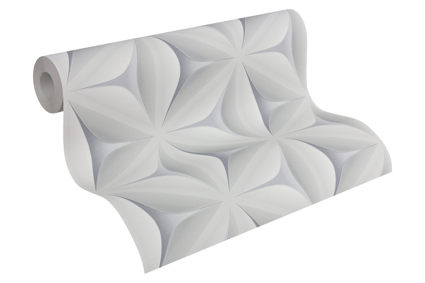 A.S. Création Retro / Vintagetapete Grau Papier 960421 geometrische Tapete