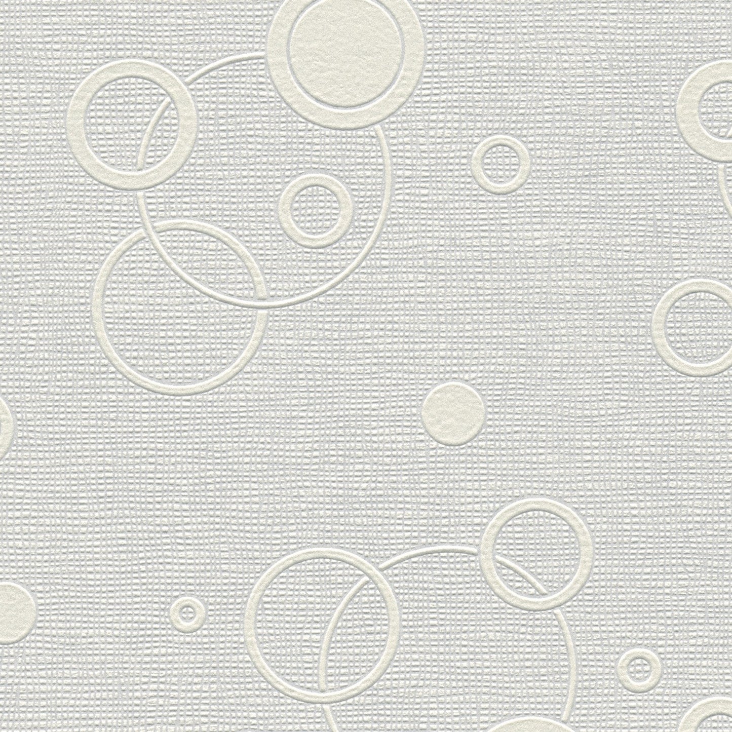 Geometrische Tapete Weiß Vliestapete 960610 Wandtapete mit Punkten A.S. Création Tapete