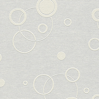 Geometrische Tapete Weiß Vliestapete 960610 Wandtapete mit Punkten A.S. Création Tapete