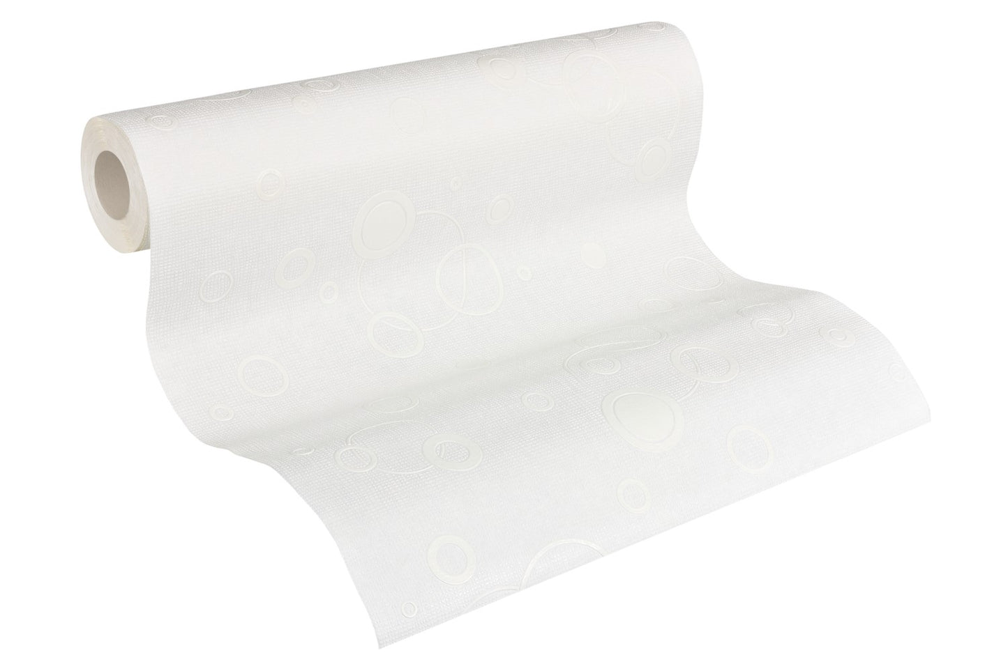 Geometrische Tapete Weiß Vliestapete 960610 Wandtapete mit Punkten A.S. Création Tapete