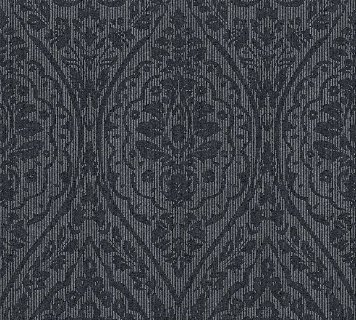 A.S. Création Streifentapete Schwarz 961959 Tapete Tessuto 2 Wandtapete Design