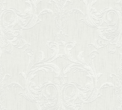 A.S. Création Streifentapete Streifen Weiß 961961 Tapete Tessuto 2 Wandtapete