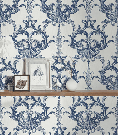 A.S. Création Streifentapete Streifen Blau 961964 Tapete Tessuto 2 Wandtapete