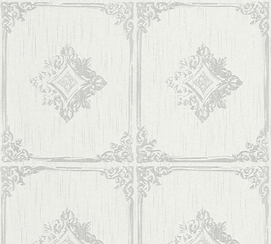 A.S. Création Barocktapete Barock Grau 961991 Tapete Tessuto 2 Wandtapete Design