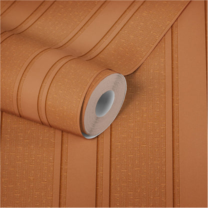 Versace Home Streifentapete Orange 962372 Luxus Vlies Designertapete Tapete