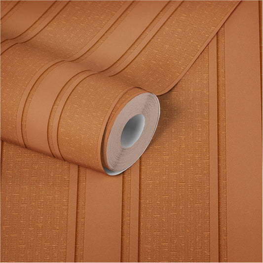 Versace Home Streifentapete Orange 962372 Luxus Vlies Designertapete Tapete