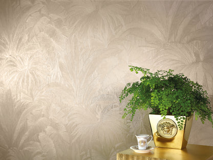Versace Home Dschungeltapete Creme 962402 Luxus Vlies Designertapete Tapete
