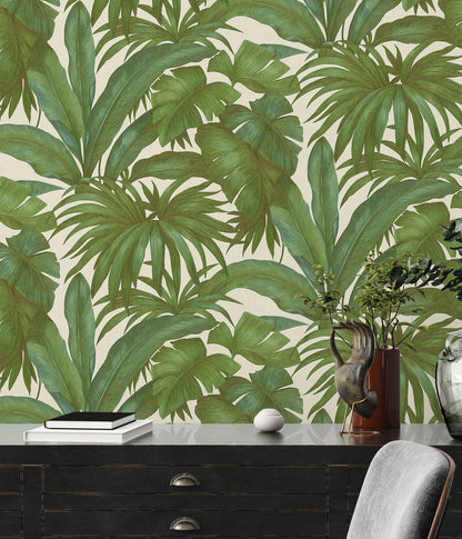 Versace Home Dschungeltapete Grün 962405 Luxus Vlies Designertapete Tapete green