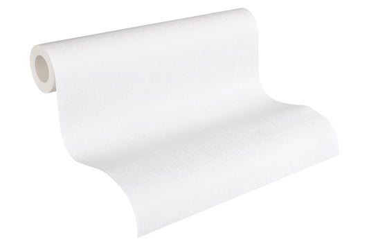 A.S. Création Unitapete Uni weiss 963413 Wandtapete Vlies Vinyl Rolle Tapete