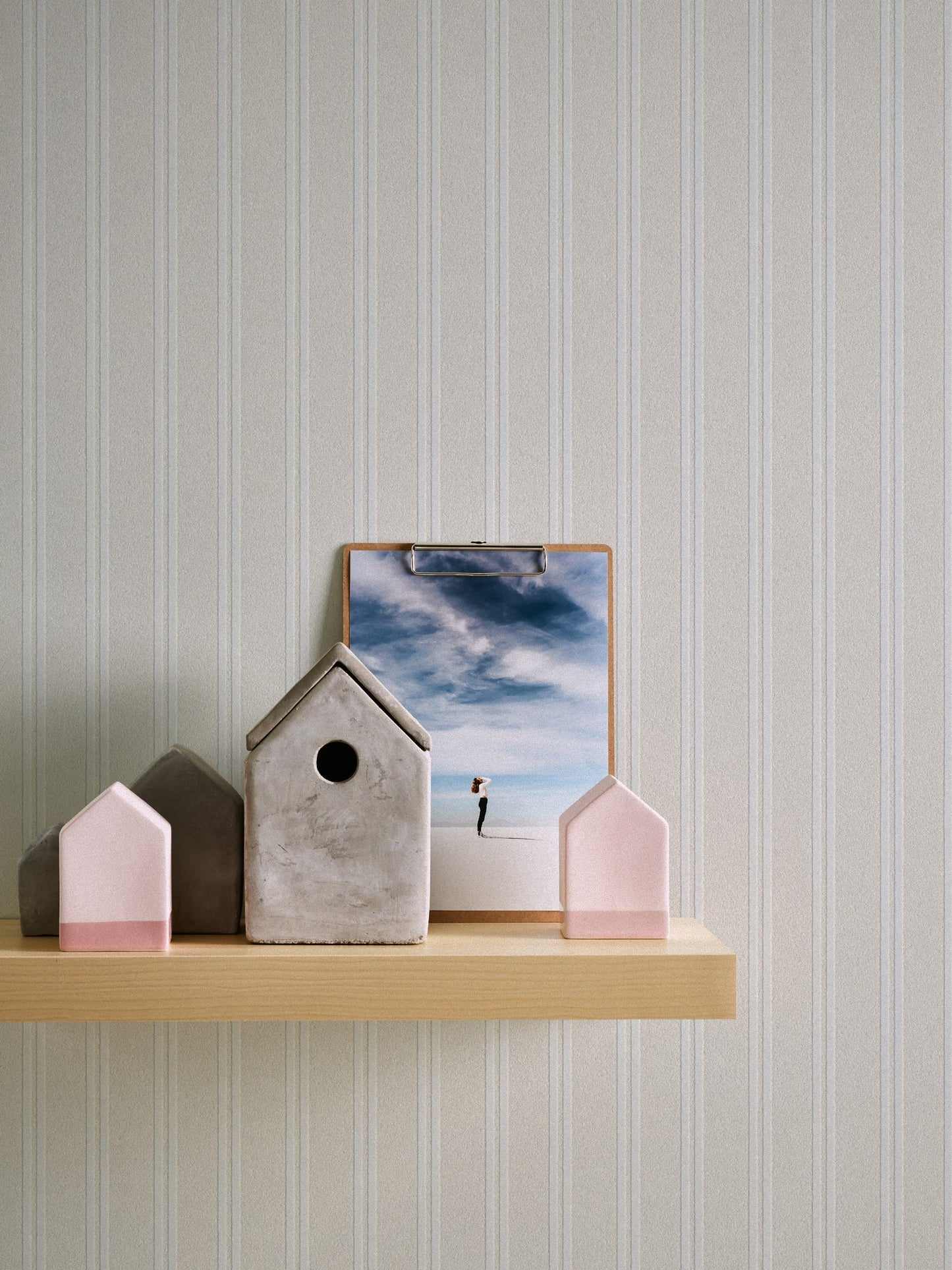 A.S. Création Streifentapete weiss 967015 Wandtapete Vlies Vinyl Rolle Tapete