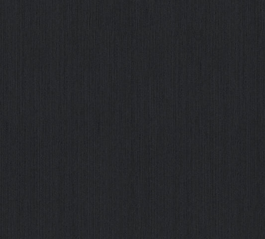 A.S. Création Unitapete Uni Schwarz 968531 Tapete Tessuto 2 Wandtapete Design