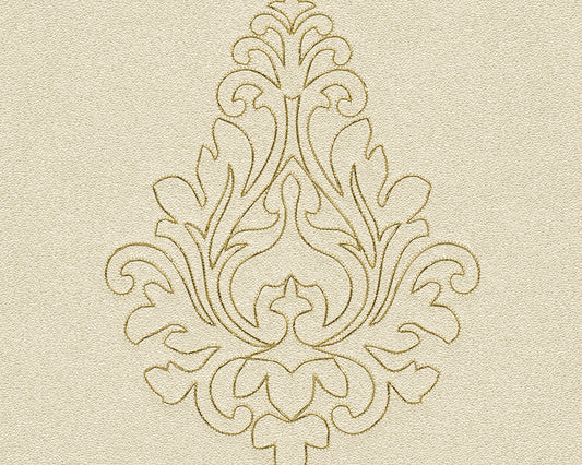A.S. Création Bordüre Borte Barocktapete Gelb 969822 Tapete Nobile Wandtapete