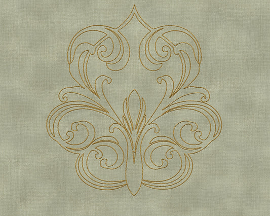 A.S. Création Bordüre Borte Barocktapete Grün 969834 Tapete Nobile Wandtapete