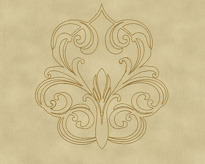 A.S. Création Bordüre Borte Barocktapete Gelb 969835 Tapete Nobile Wandtapete