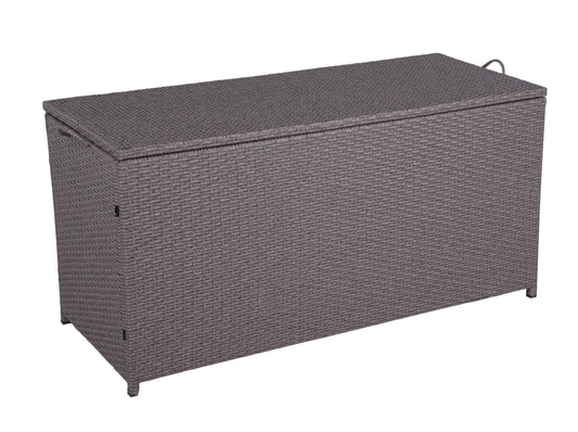 Auflagenbox PATRAS Polyrattan Gartenbox Gartentruhe Auflagen Kissen Garten Box