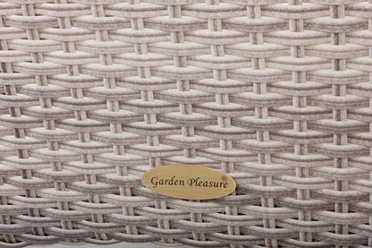 5tlg. Alu Tischgruppe Garten Sitzgruppe Lounge Set Gartenmöbel Sitzgarnitur