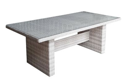 7tlg. Rattan Tischgruppe Garten Sitzgruppe Lounge Set Gartenmöbel Sitzgarnitur