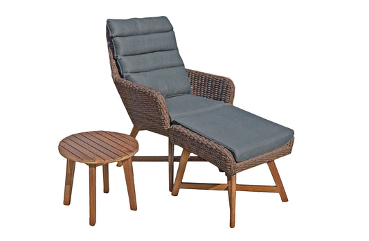 Sitzgarnitur Sitzgruppe Holz Garten Lounge Set Gartenmöbel Massiv Tisch Sofa