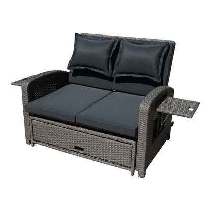 Sitzgarnitur Sitzgruppe Holz Garten Lounge Set Gartenmöbel Massiv Tisch Sofa