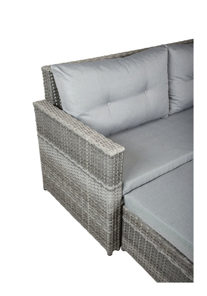 Garden Pleasure Lounge-Sofa MALTA Polyrattan Lounge Couch Sofa Gruppe Sitzgruppe