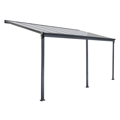 Terrassenüberdachung Lumina 495x303 anthrazit Sonnendach Überdachung Pavillon