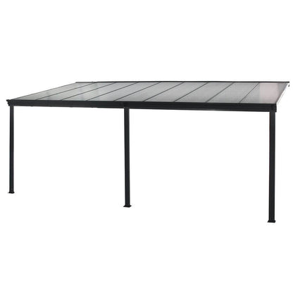 Terrassenüberdachung Lumina 495x303 anthrazit Sonnendach Überdachung Pavillon