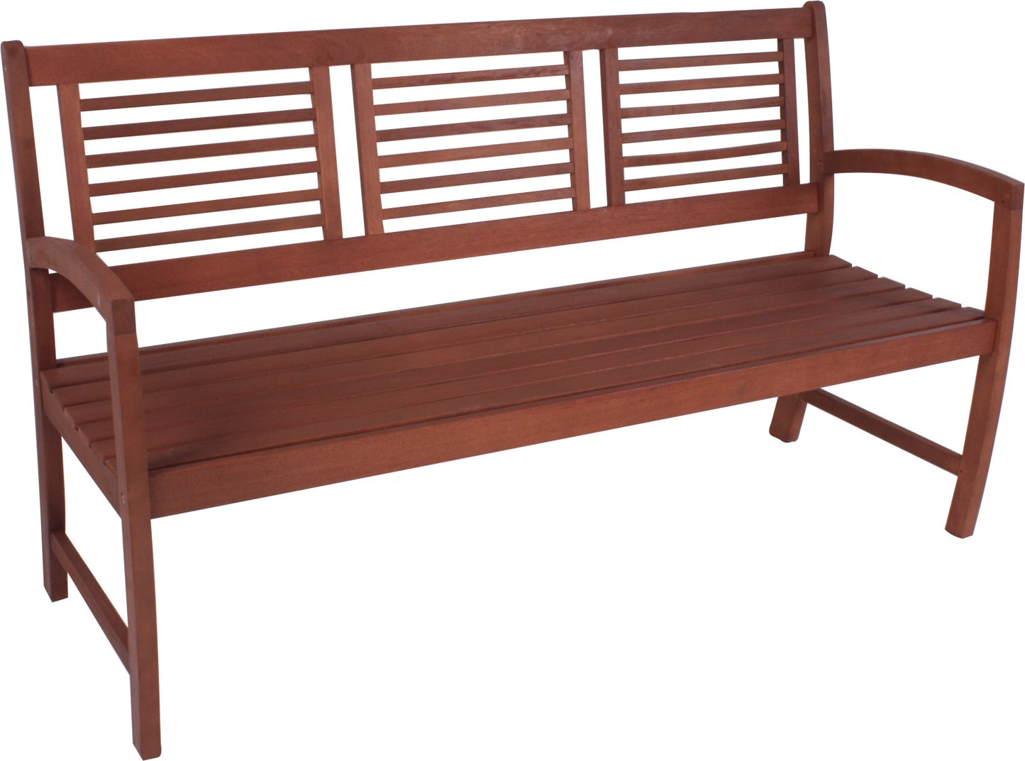 Garden Pleasure Bank Madison 3 Sitzer Eukalyptus Holz Gartenbank Sitzbank
