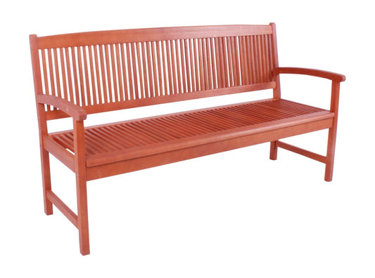 Garden Pleasure Bank Stockholm 3 Sitzer Eukalyptus Holz Gartenbank Parkbank