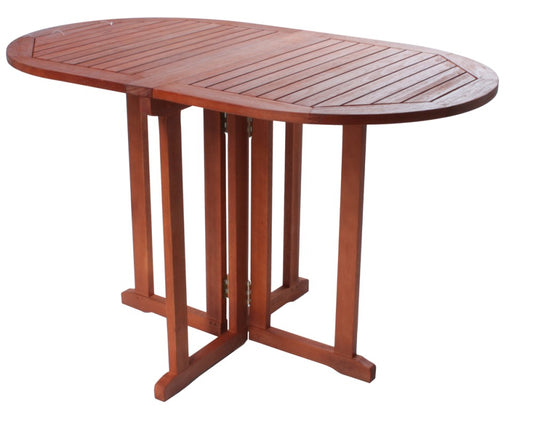 Garden Pleasure Klapptisch Balkon Eukalyptus Holz Garten Tisch Esstisch oval