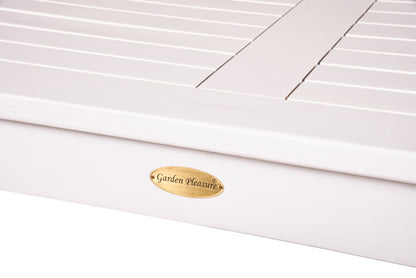 Garden Pleasure Tischgruppe MALMÖ 02, 4-tlg. Holz Sitzgruppe Bank Garten Möbel