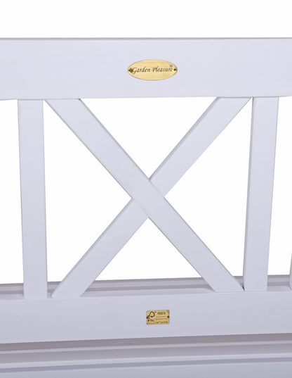 Garden Pleasure Tischgruppe MALMÖ 02, 4-tlg. Holz Sitzgruppe Bank Garten Möbel