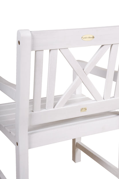 Garden Pleasure Tischgruppe MALMÖ 02, 4-tlg. Holz Sitzgruppe Bank Garten Möbel