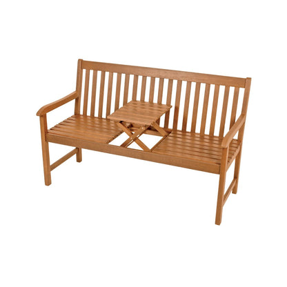 Eukalyptus Parkbank Tisch Landhaus Gartenbank Garten Holzbank Bank Sitzbank