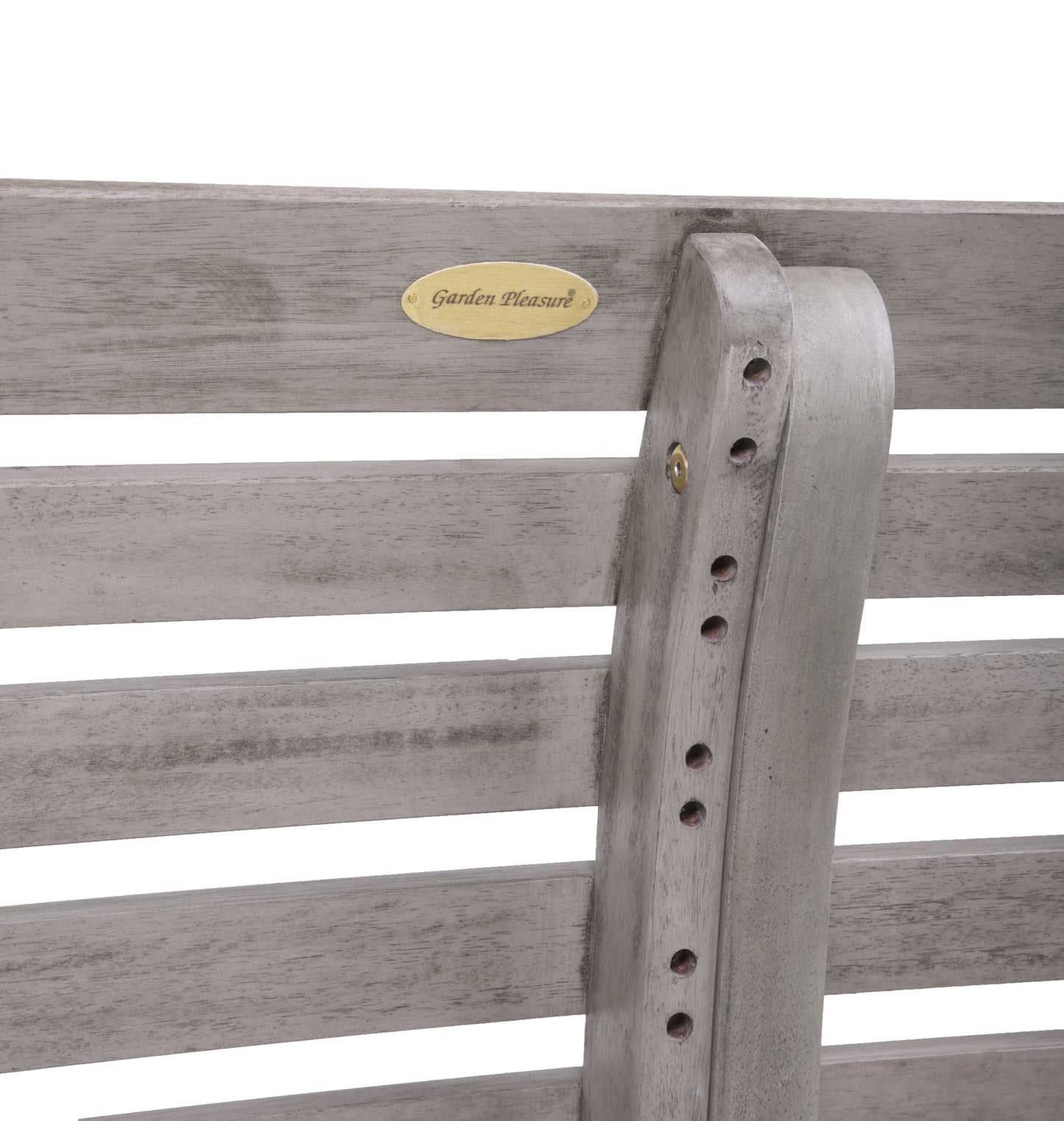 Bank Mandalay 150x60 Holz Sitzbank Outdoor Gartenbank Garten Grau Terrasse
