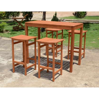 Garden Pleasure Gartentisch Balkon Garten Holztisch Beistelltisch Tisch Bartisch