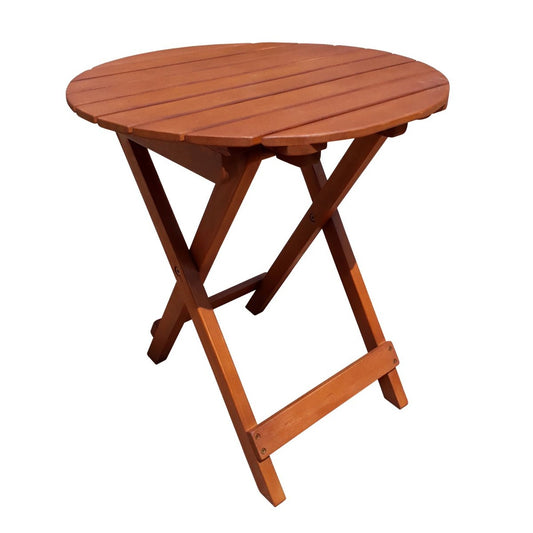 Garden Pleasure Gartentisch Balkon Klapptisch Holztisch Beistelltisch Tisch rund